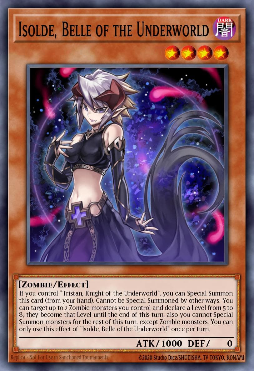Isolde, Belle of the Underworld Structure Deck: Zombie Horde card