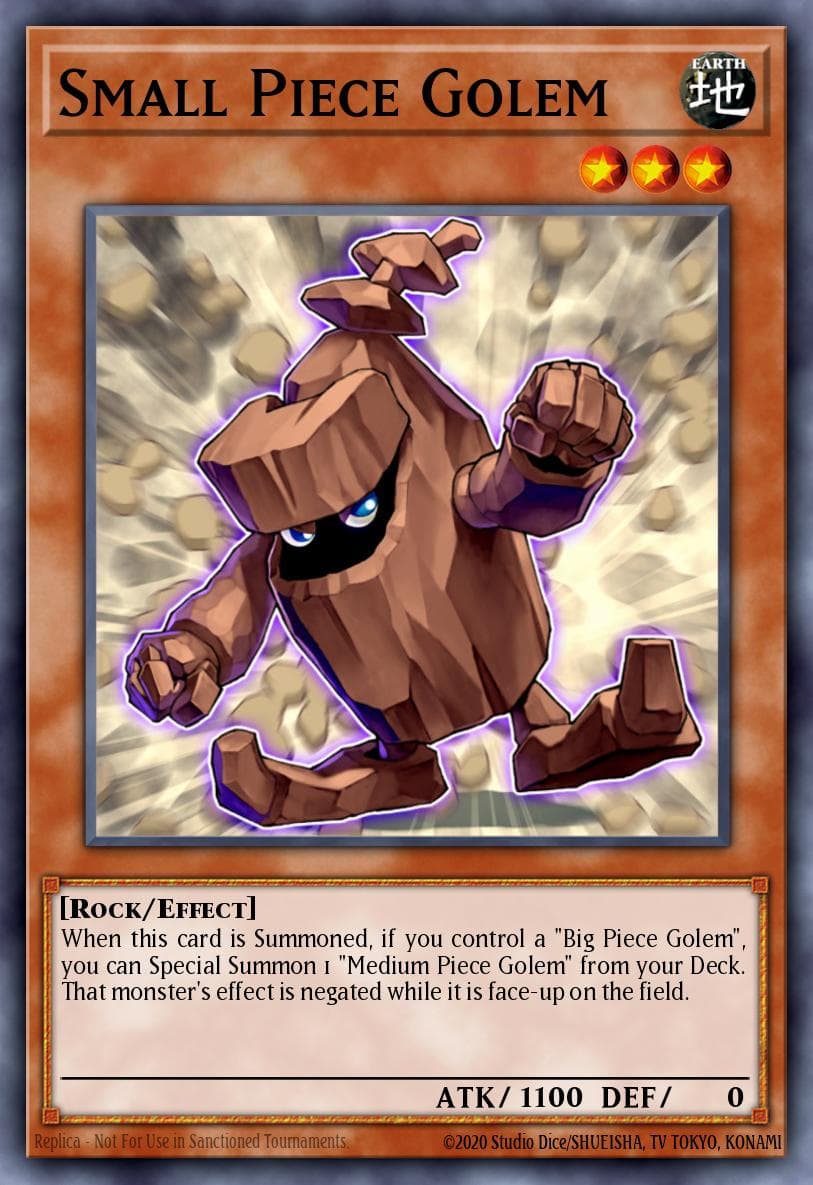 Small Piece Golem The Duelist Genesis: Special Edition card