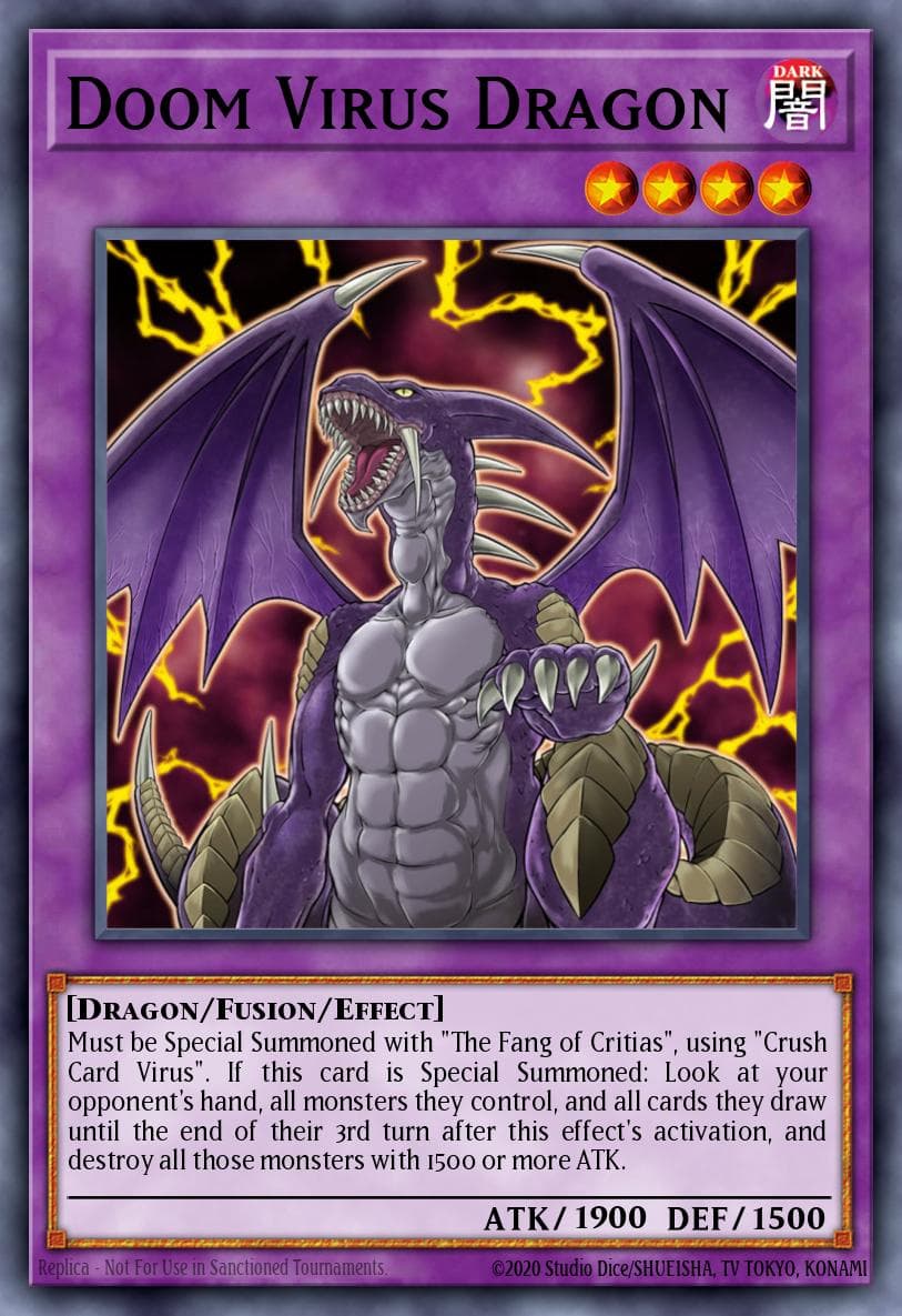 Doom Virus Dragon Dragons of Legend: The Complete Series card