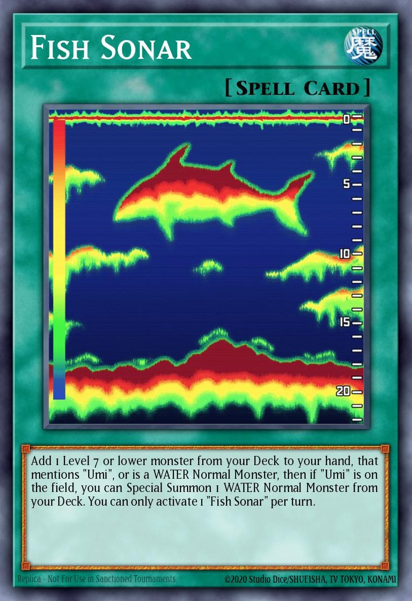 Fish Sonar Legendary Duelists: Duels From the Deep card
