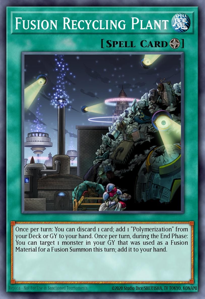 Fusion Recycling Plant Speed Duel: Battle City Box card