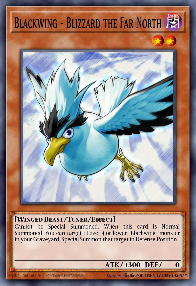 Blackwing - Blizzard the Far North Duelist Pack: Crow card