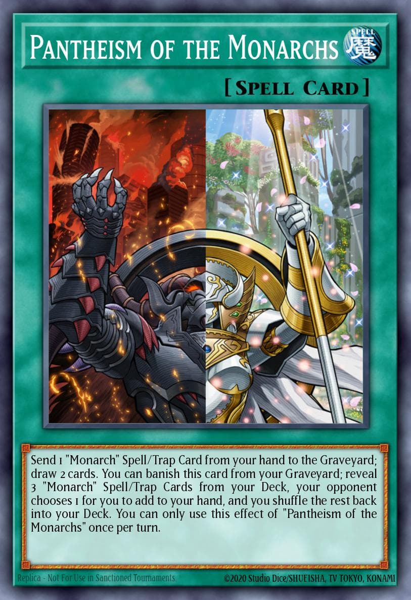 Pantheism of the Monarchs Emperor of Darkness Structure Deck card