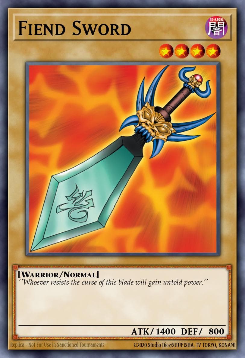 Fiend Sword 遊戲王 card