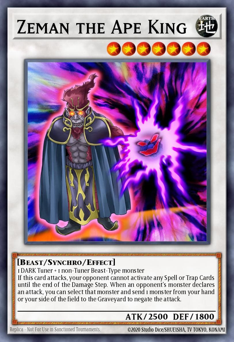 Zeman the Ape King Absolute Powerforce: Special Edition card