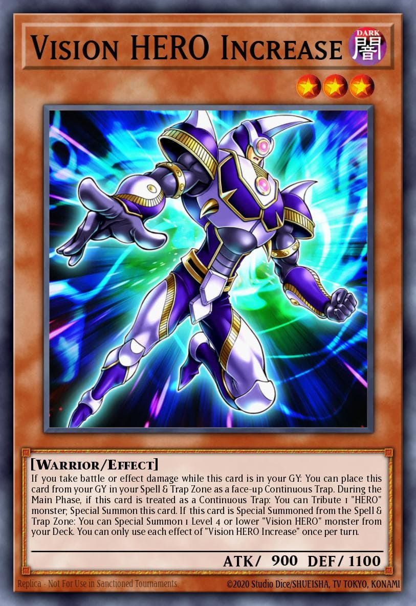 Vision HERO Increase Battles of Legend: Chapter 1 card