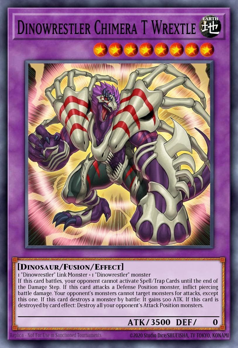 Dinowrestler Chimera T Wrextle 2020 Tin of Lost Memories Mega Pack card