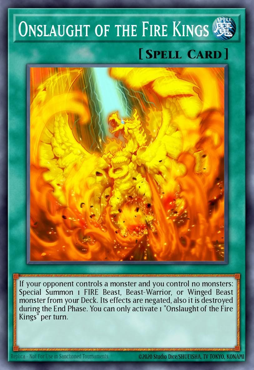 Onslaught of the Fire Kings Structure Deck: Fire Kings card