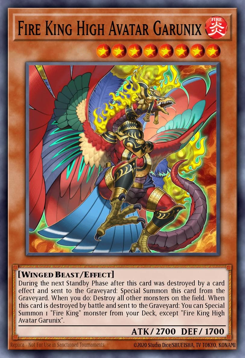 Fire King High Avatar Garunix Structure Deck: Fire Kings card