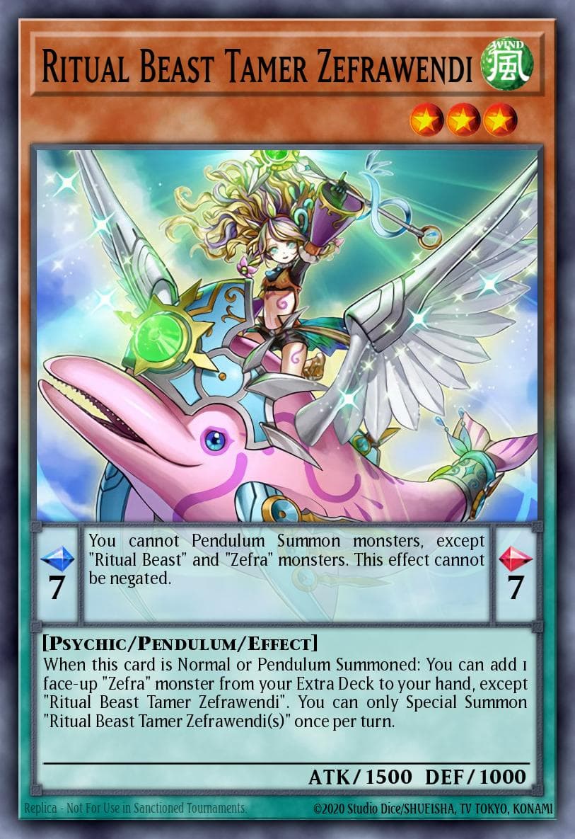 Ritual Beast Tamer Zefrawendi Crossed Souls: Advance Edition card