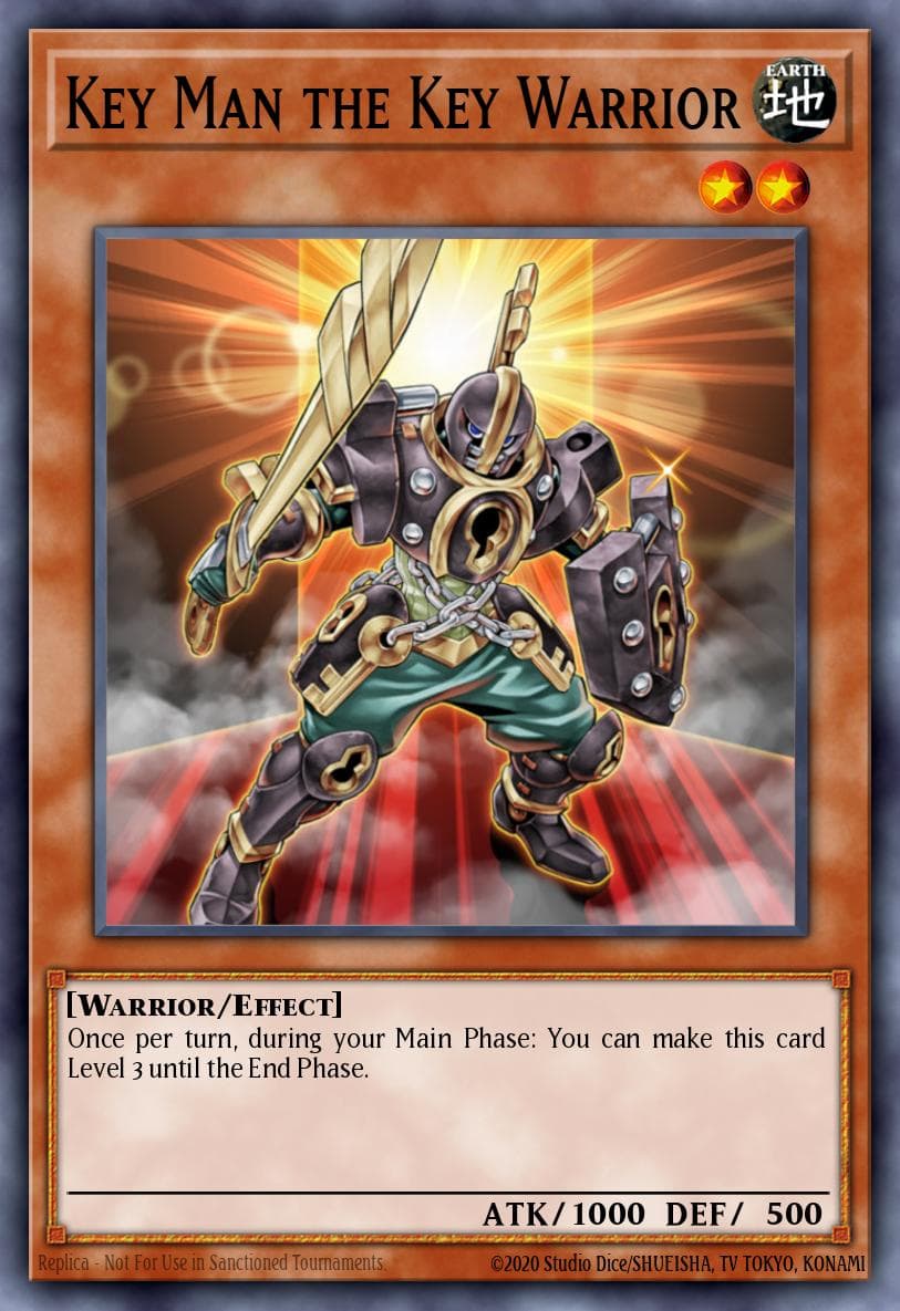 Key Man the Key Warrior Starter Deck: Dawn of the Xyz card