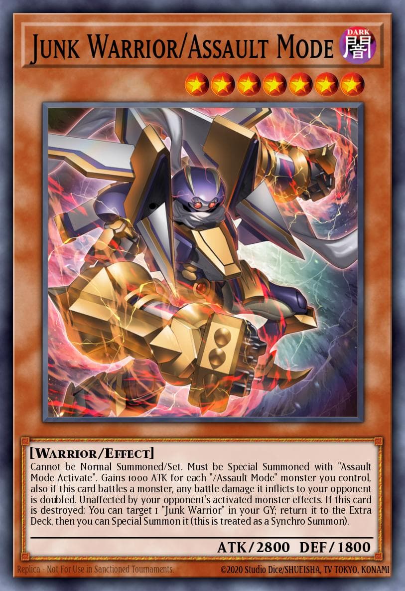 Junk Warrior/Assault Mode Burst Protocol card