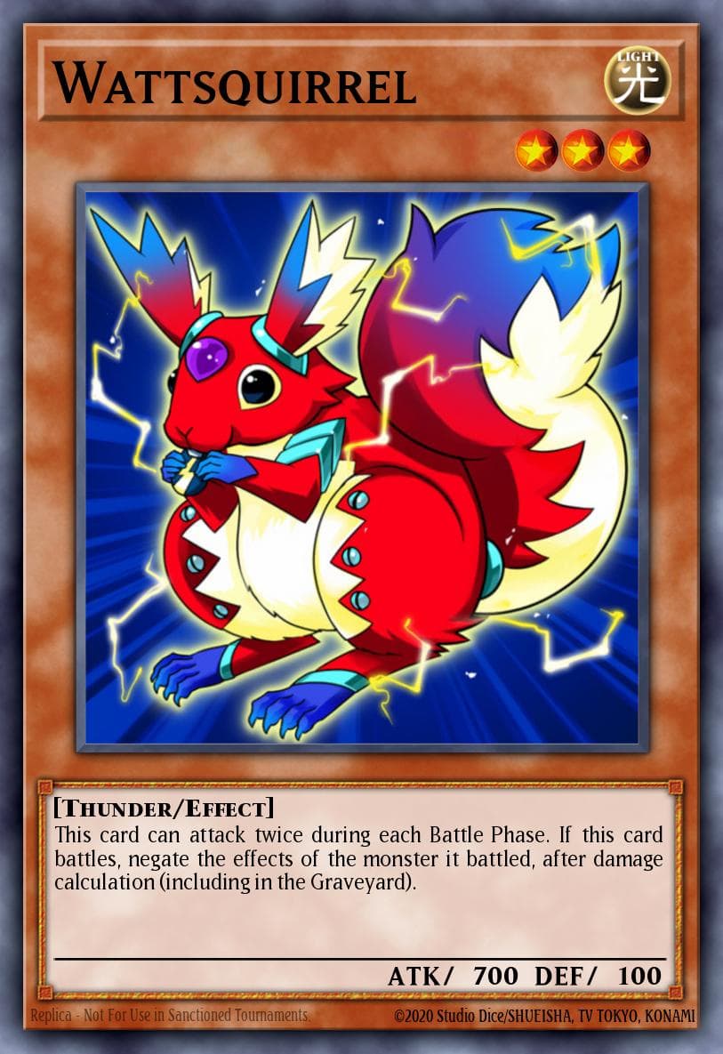 Wattsquirrel Starstrike Blast Sneak Peek Participation Card card
