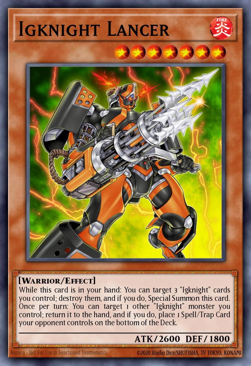 Igknight Lancer Clash of Rebellions: Special Edition card