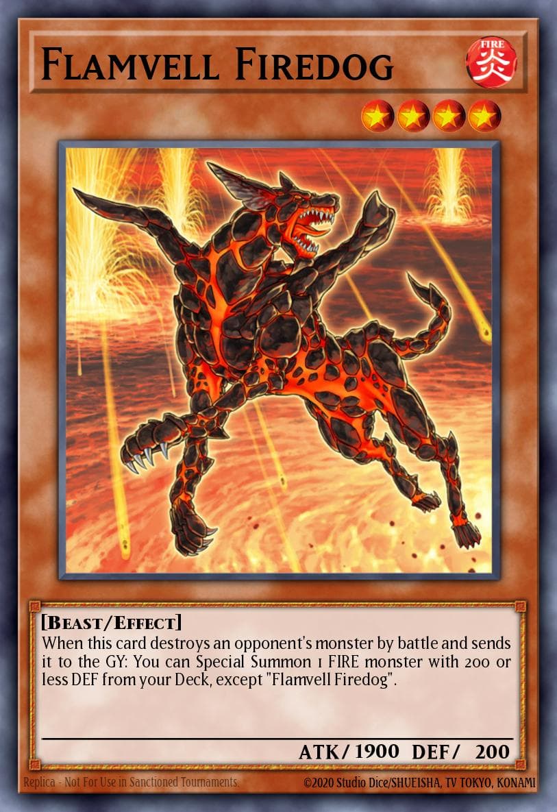 Flamvell Firedog Ancient Prophecy: Special Edition card