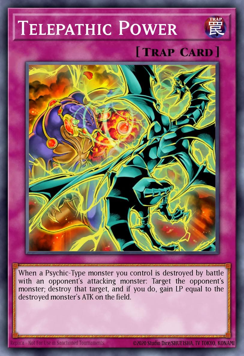 Telepathic Power 游戏王 card