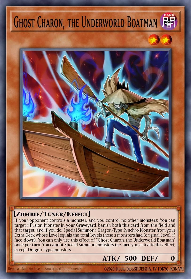 Ghost Charon, the Underworld Boatman Premium Gold: Return of the Bling card
