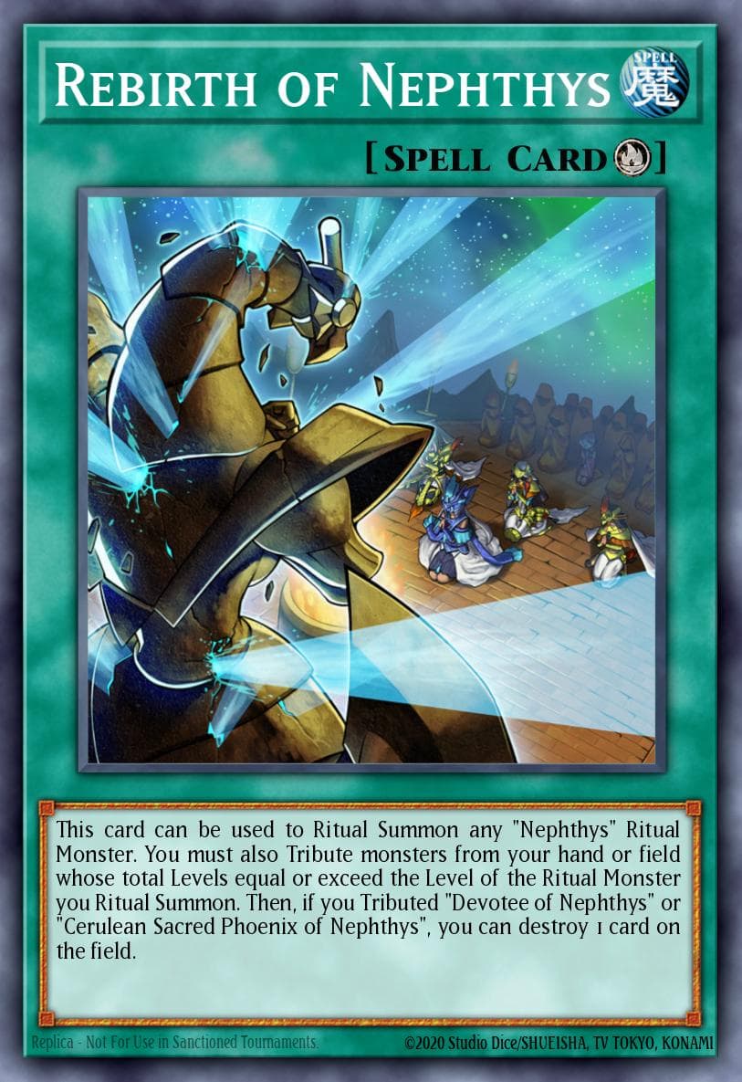 Rebirth of Nephthys Hidden Summoners card