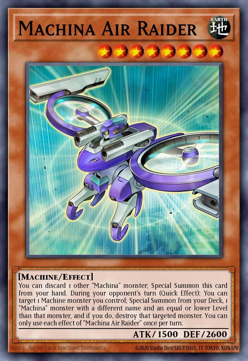 Machina Air Raider Structure Deck: Mechanized Madness card