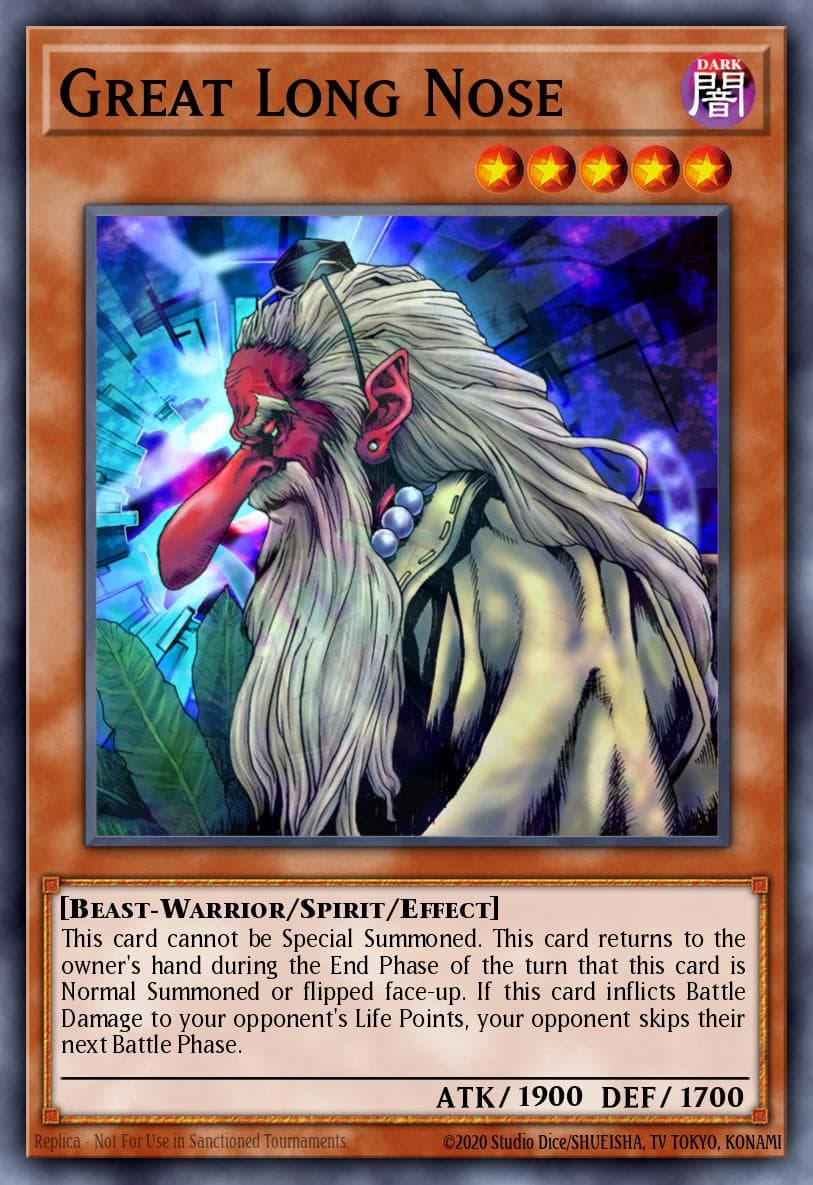 Great Long Nose Dark Beginning 2 card
