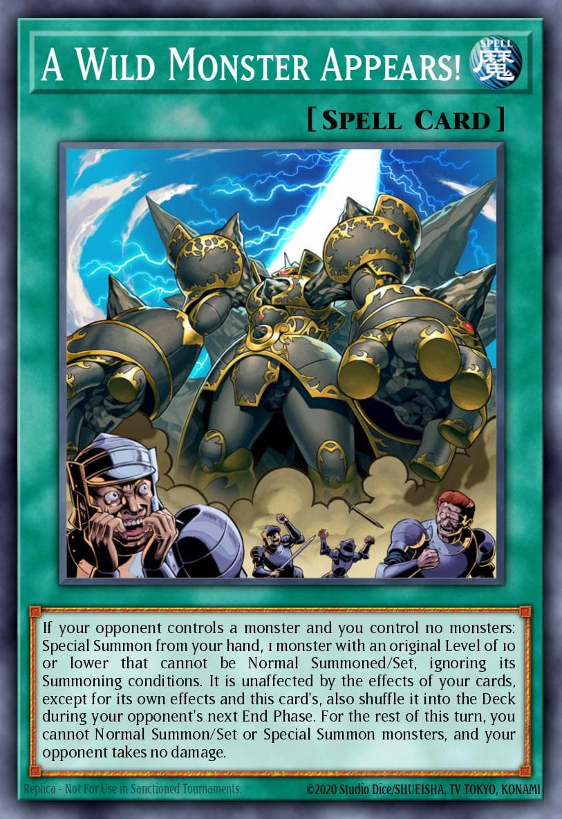 A Wild Monster Appears! Legendary Duelists: Rage of Ra card