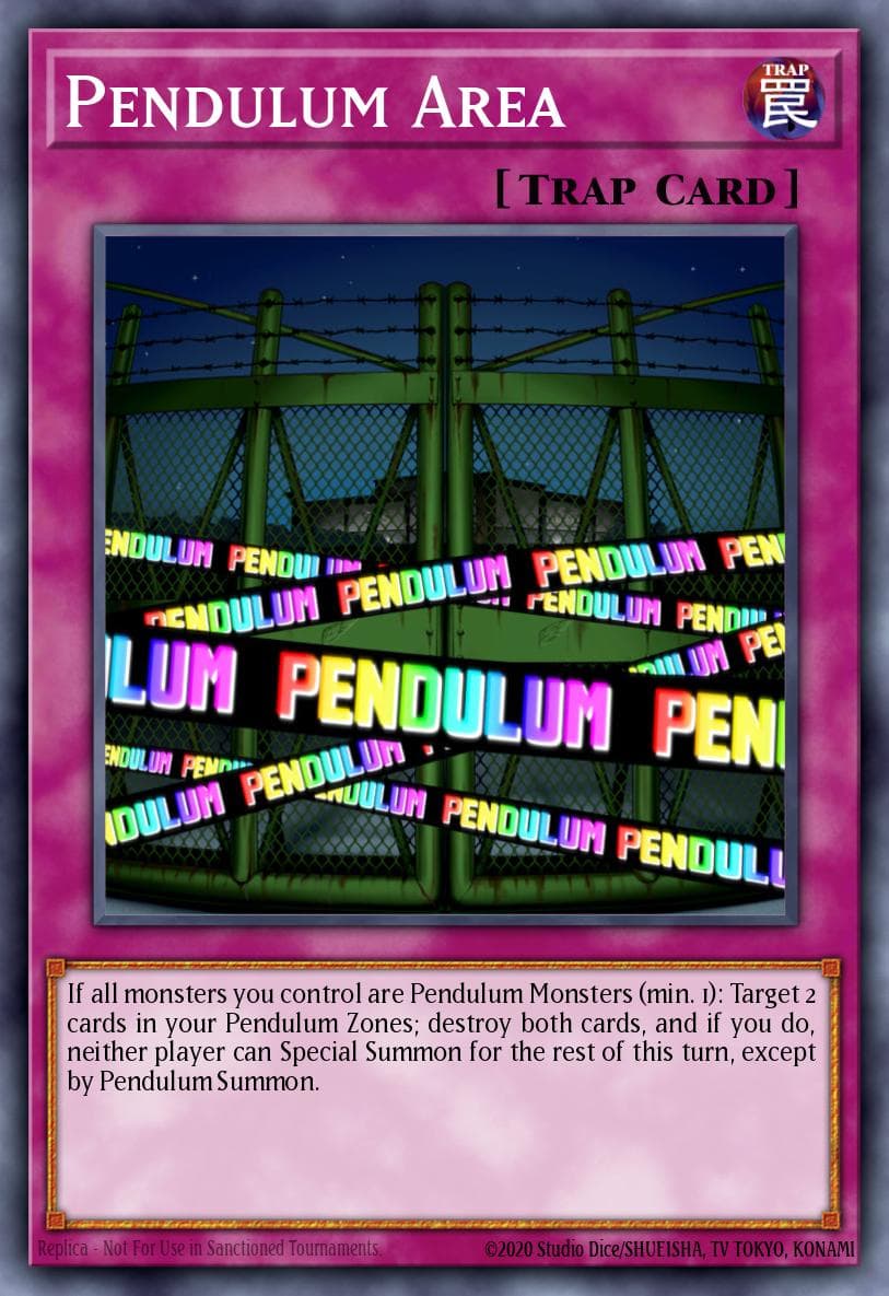 Pendulum Area Dimension of Chaos: Special Edition card