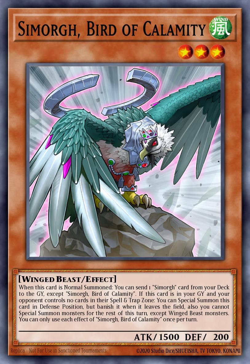 Simorgh, Bird of Calamity Rising Rampage Special Edition card