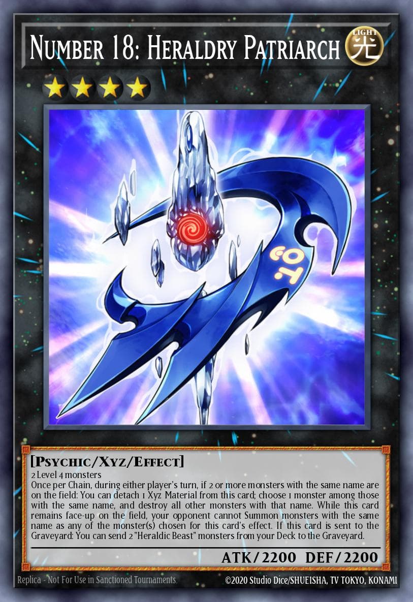 Number 18: Heraldry Patriarch OTS Tournament Pack 28 card