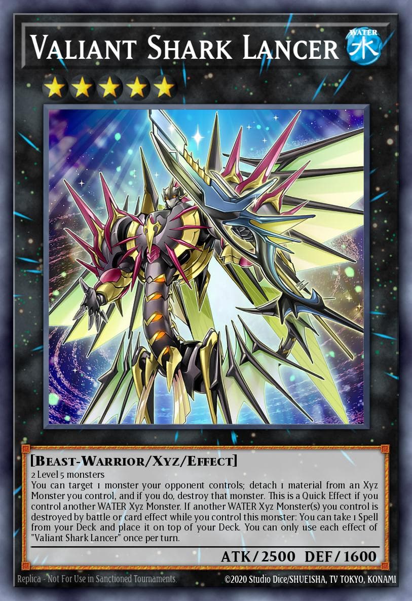 Valiant Shark Lancer Eternity Code Premiere! promotional card card