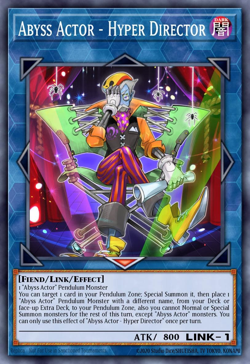 Abyss Actor - Hyper Director Duel Overload card