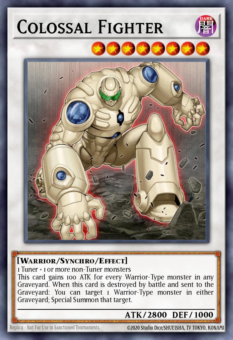 Colossal Fighter Premium Gold card