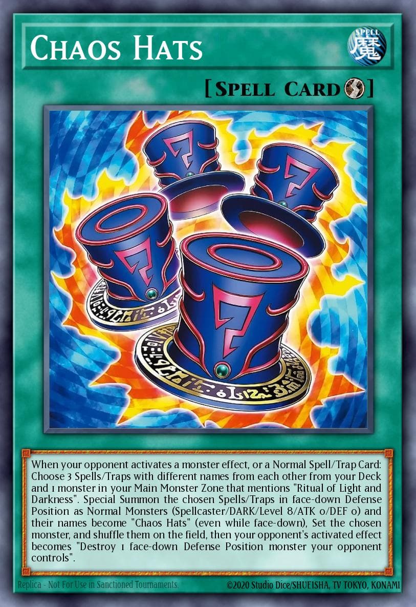 混沌礼帽 遊戲王 card