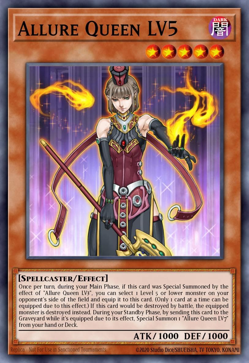 Allure Queen LV5 Cyberdark Impact card
