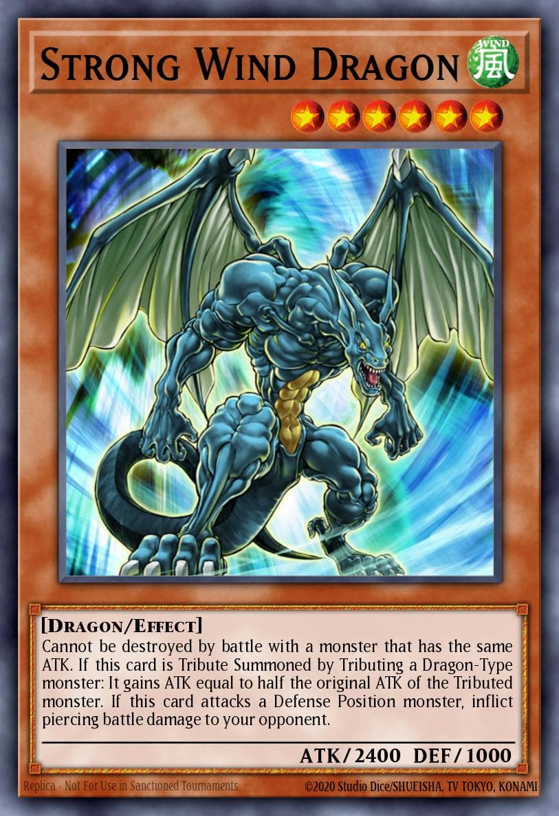 Strong Wind Dragon Legendary Collection 5D's Mega Pack card