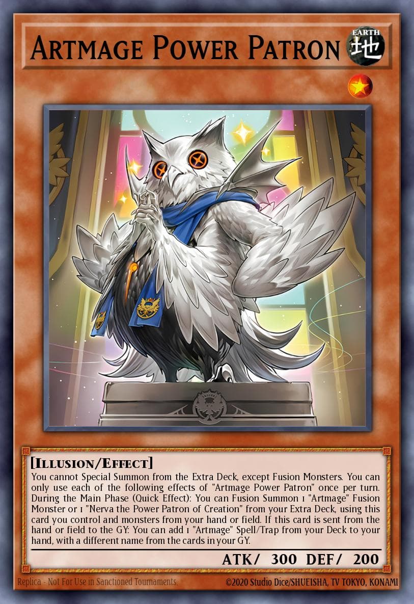 Artmage Power Patron Duelist's Advance card