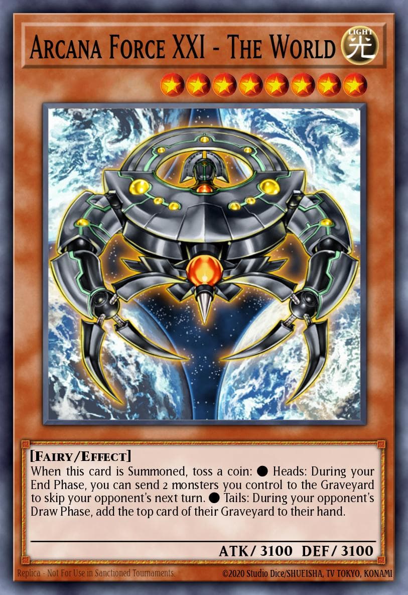 Arcana Force XXI - The World Light of Destruction: Special Edition card