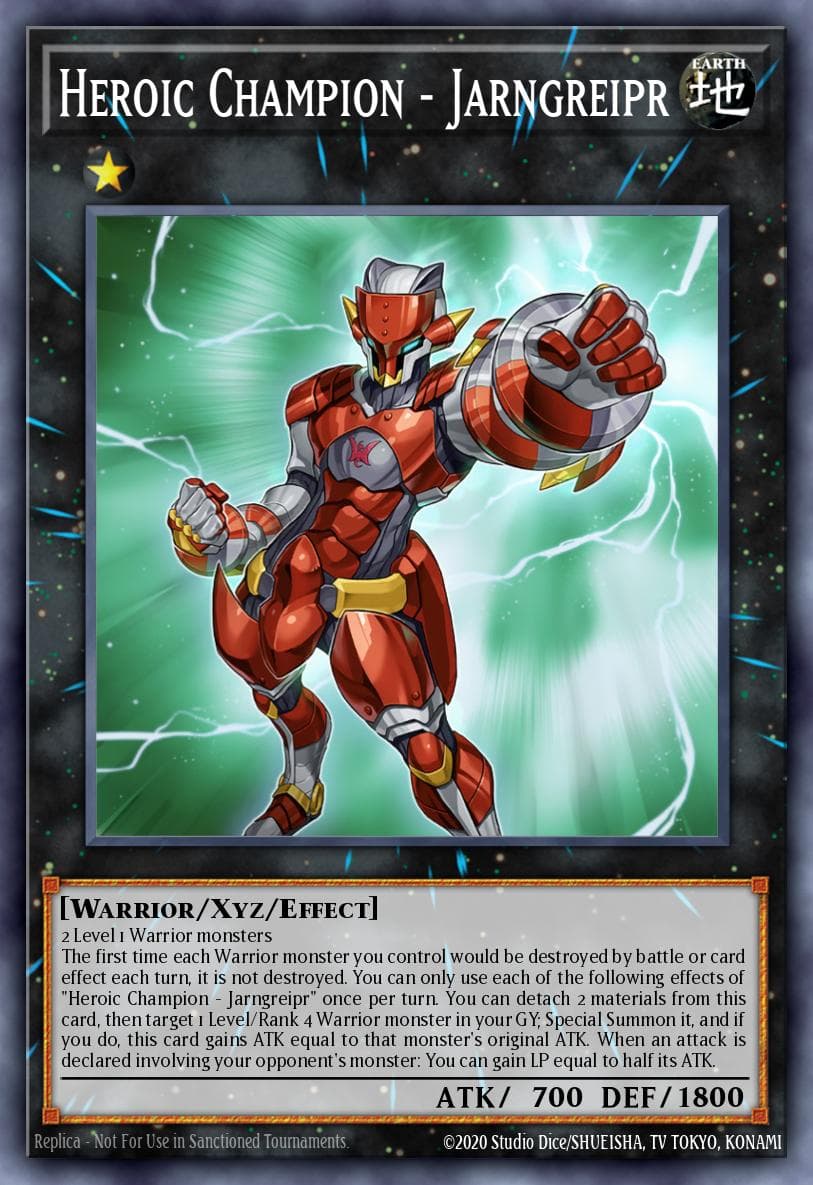 Heroic Champion - Jarngreipr Dimension Force card