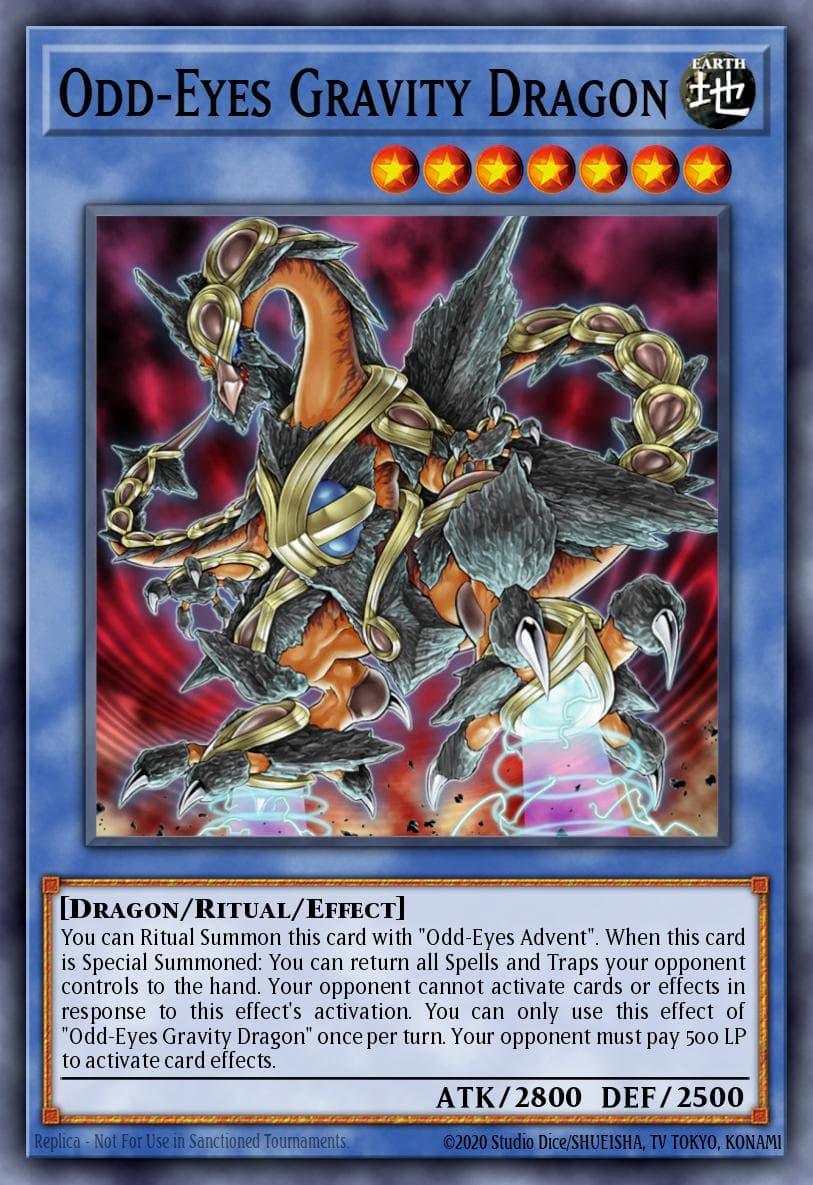 Odd-Eyes Gravity Dragon Breakers of Shadow: Special Edition card