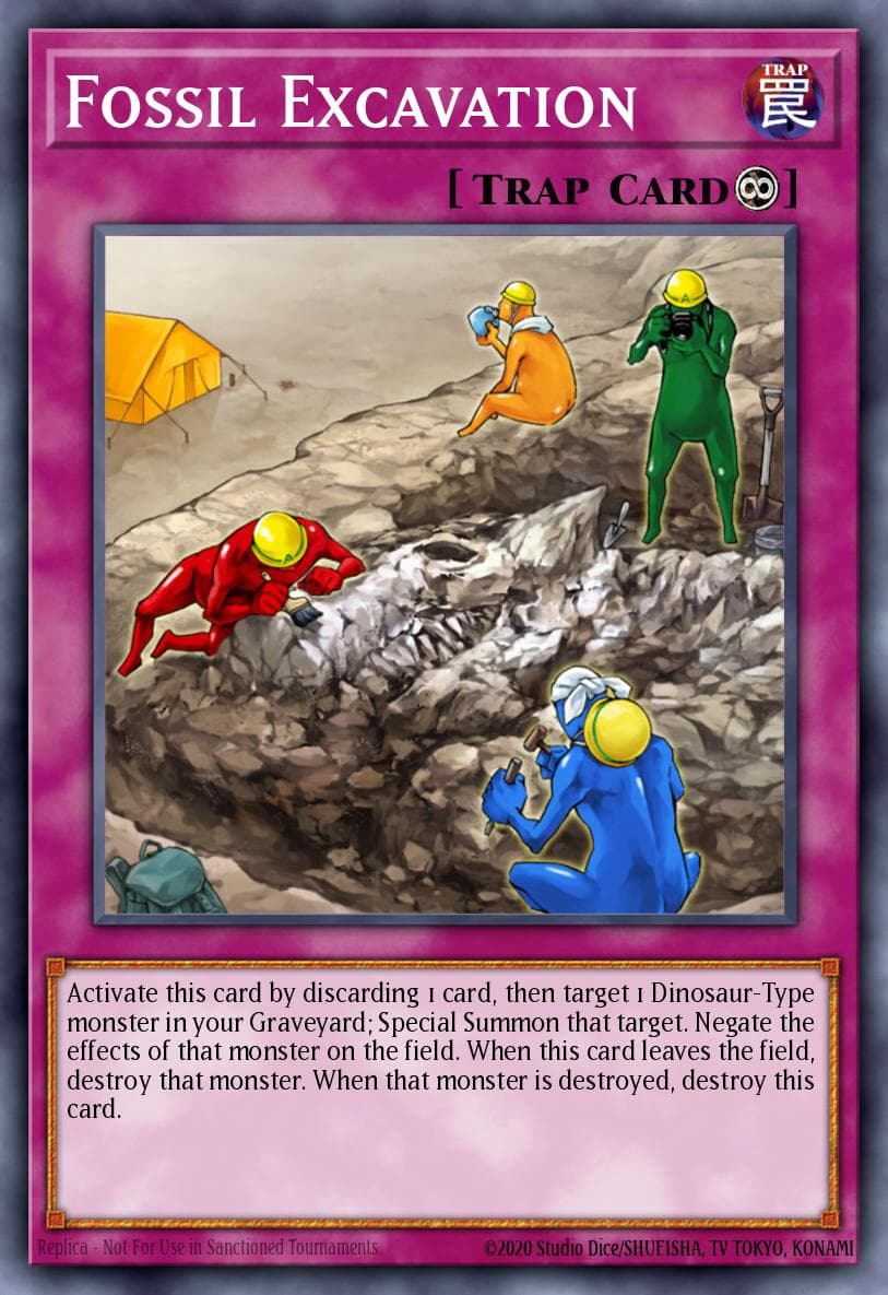 Fossil Excavation Structure Deck: Dinosaur's Rage Special Set card