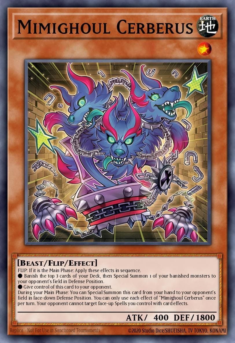 Mimighoul Cerberus The Infinite Forbidden card