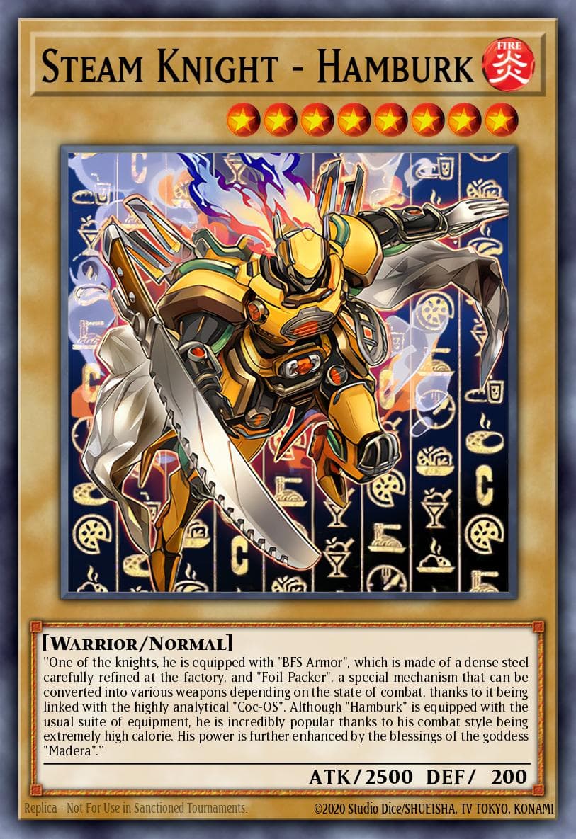 Steam Knight - Hamburk 遊戲王 card