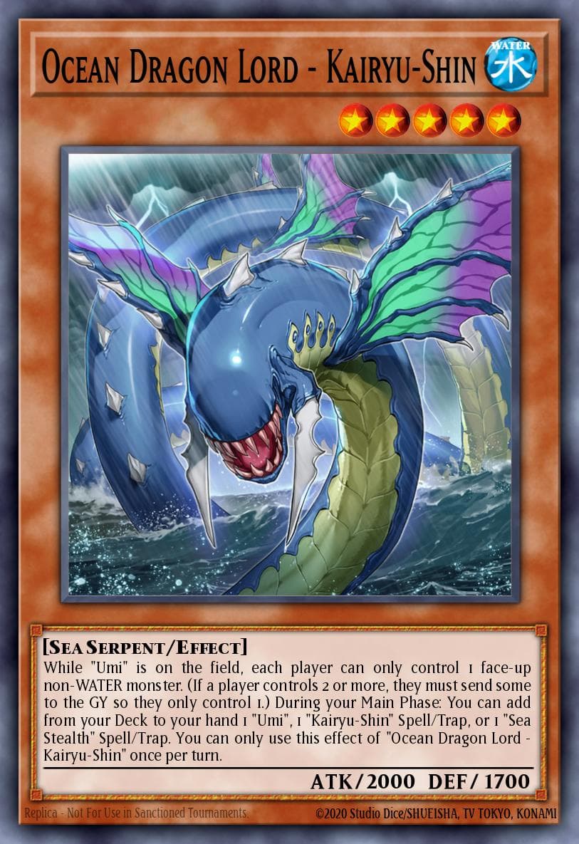 Ocean Dragon Lord - Kairyu-Shin Legendary Duelists: Duels From the Deep card