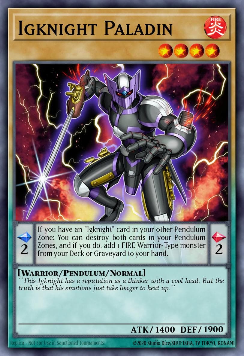Igknight Paladin Clash of Rebellions: Special Edition card