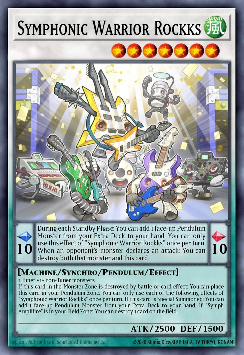 Symphonic Warrior Rockks Dimension Force card