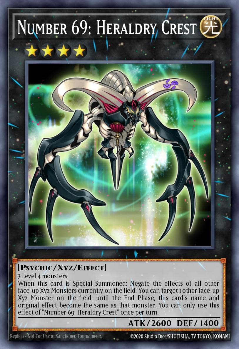 Number 69: Heraldry Crest Battles of Legend: Monster Mayhem card