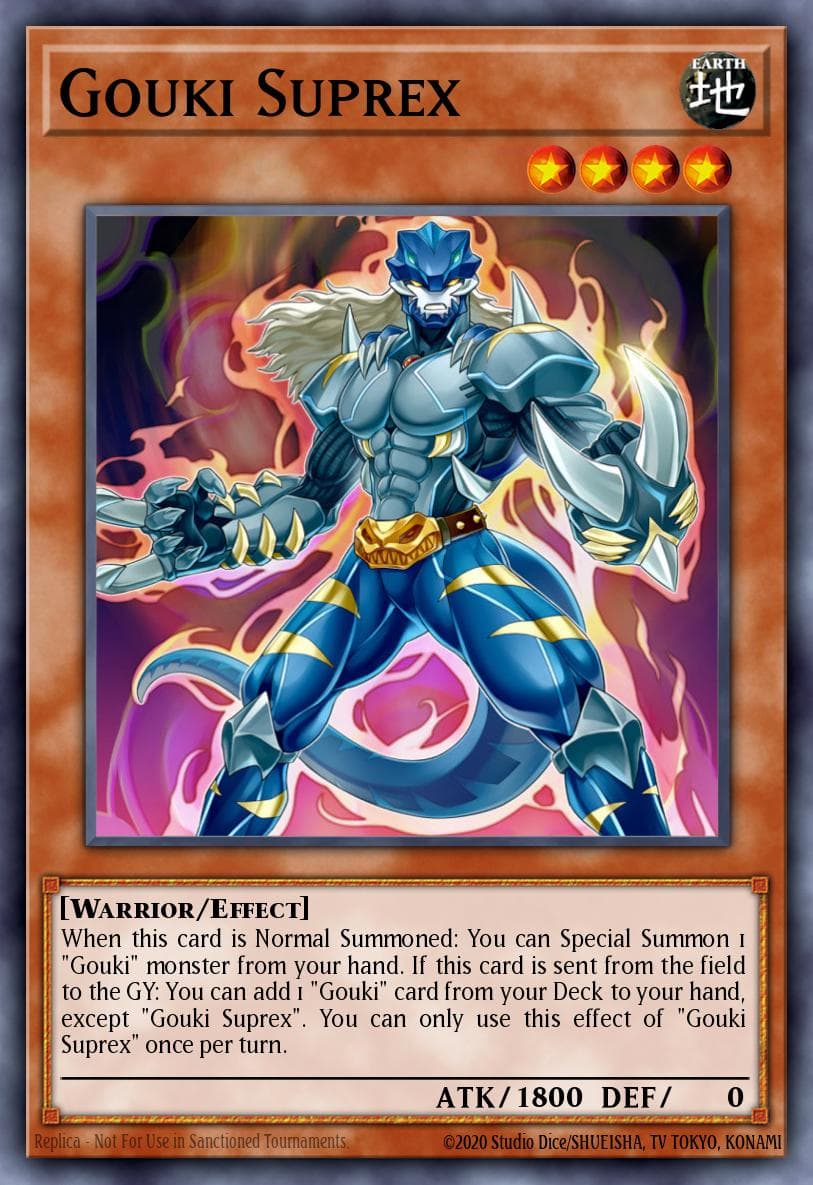 Gouki Suprex Code of the Duelist Special Edition card