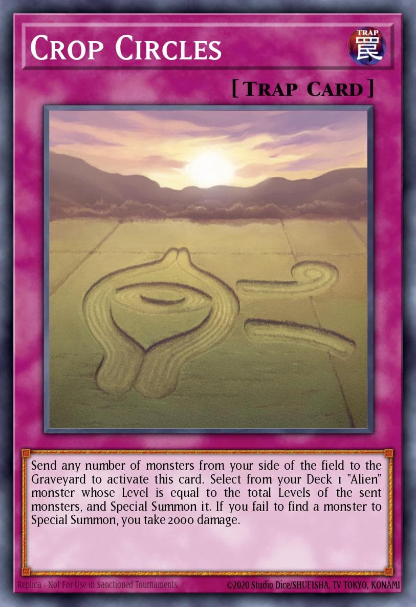 Crop Circles Power of the Duelist card