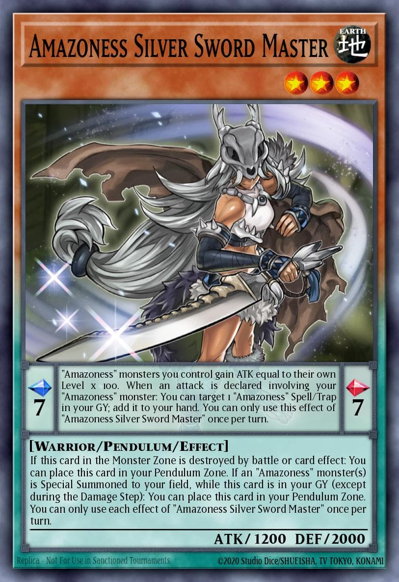 Amazoness Silver Sword Master 25th Anniversary Tin: Dueling Heroes Mega Pack card