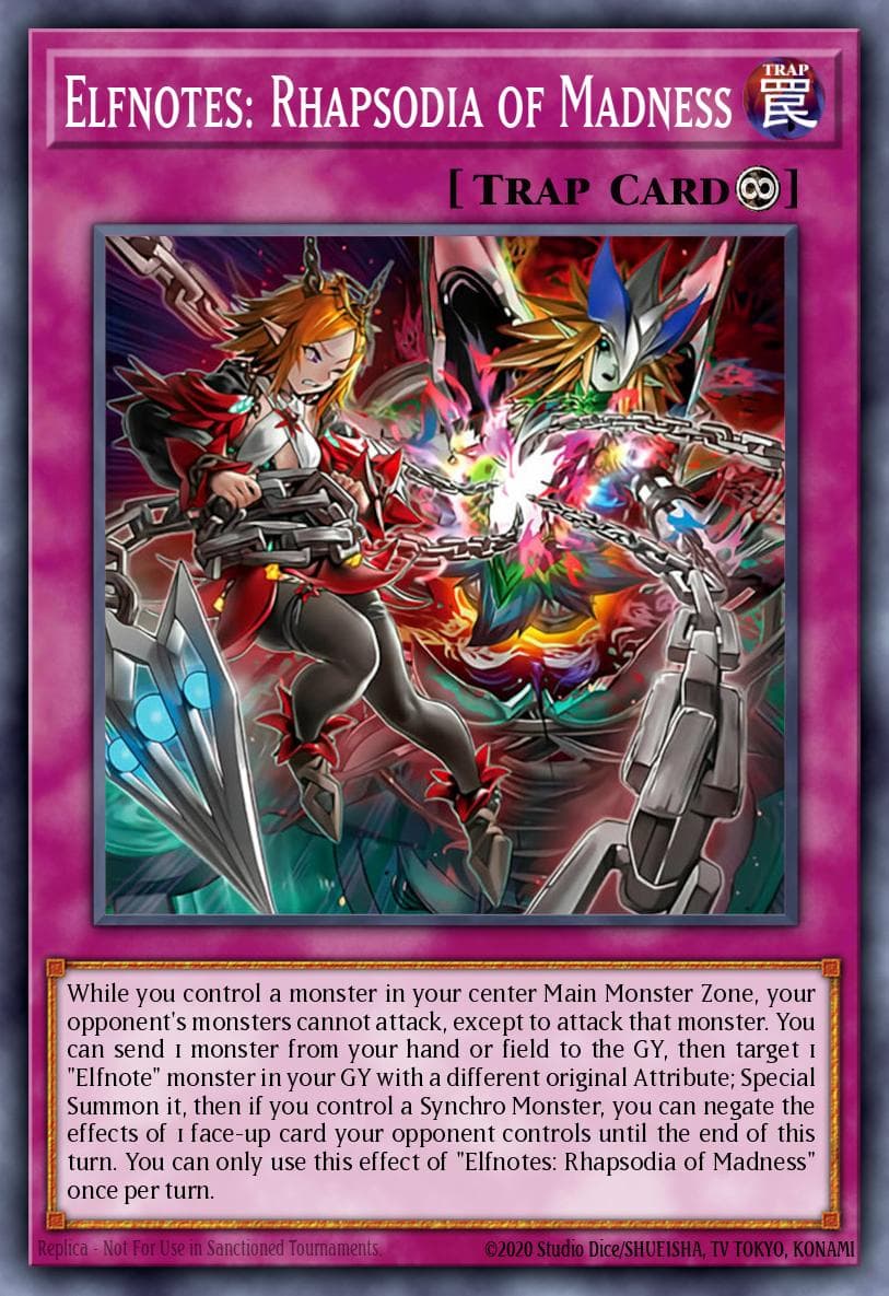 Elfnotes: Rhapsodia of Madness Burst Protocol card