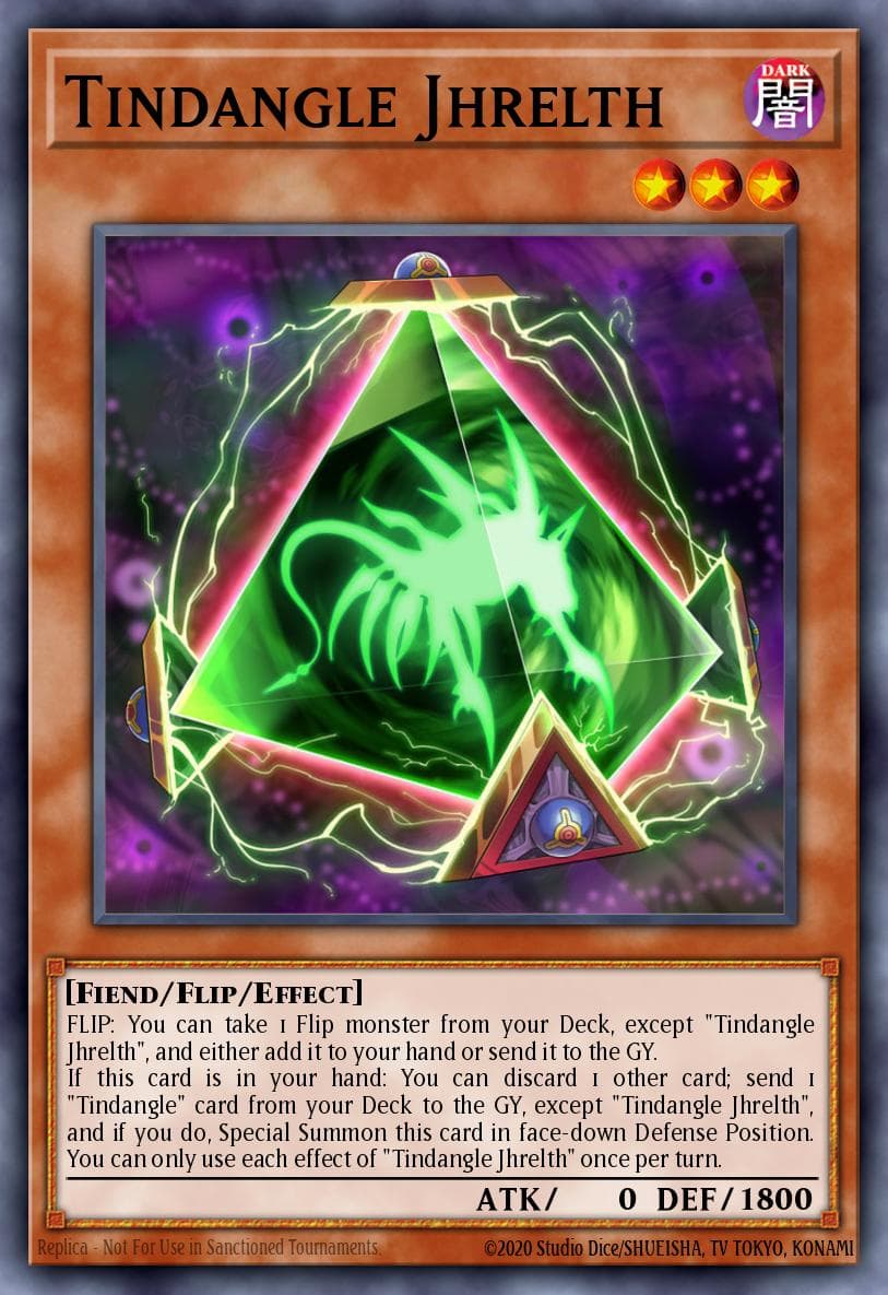Tindangle Jhrelth Dawn of Majesty Premiere! promotional card card